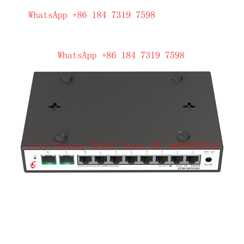 محول شبكة XikeStor 8*2.5G RJ45 - مراجعة Sfp+ 10G Managed Switch 8 Port وسعره